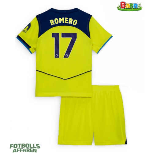 Tottenham Hotspur Cristian Romero #17 Tredjeställ Barn 2025-26 Kortärmad (+ Korta byxor)